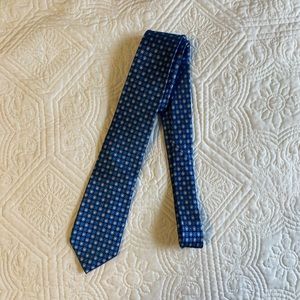 Egara Blue Patterned Men’s Neck Tie- Standard Width